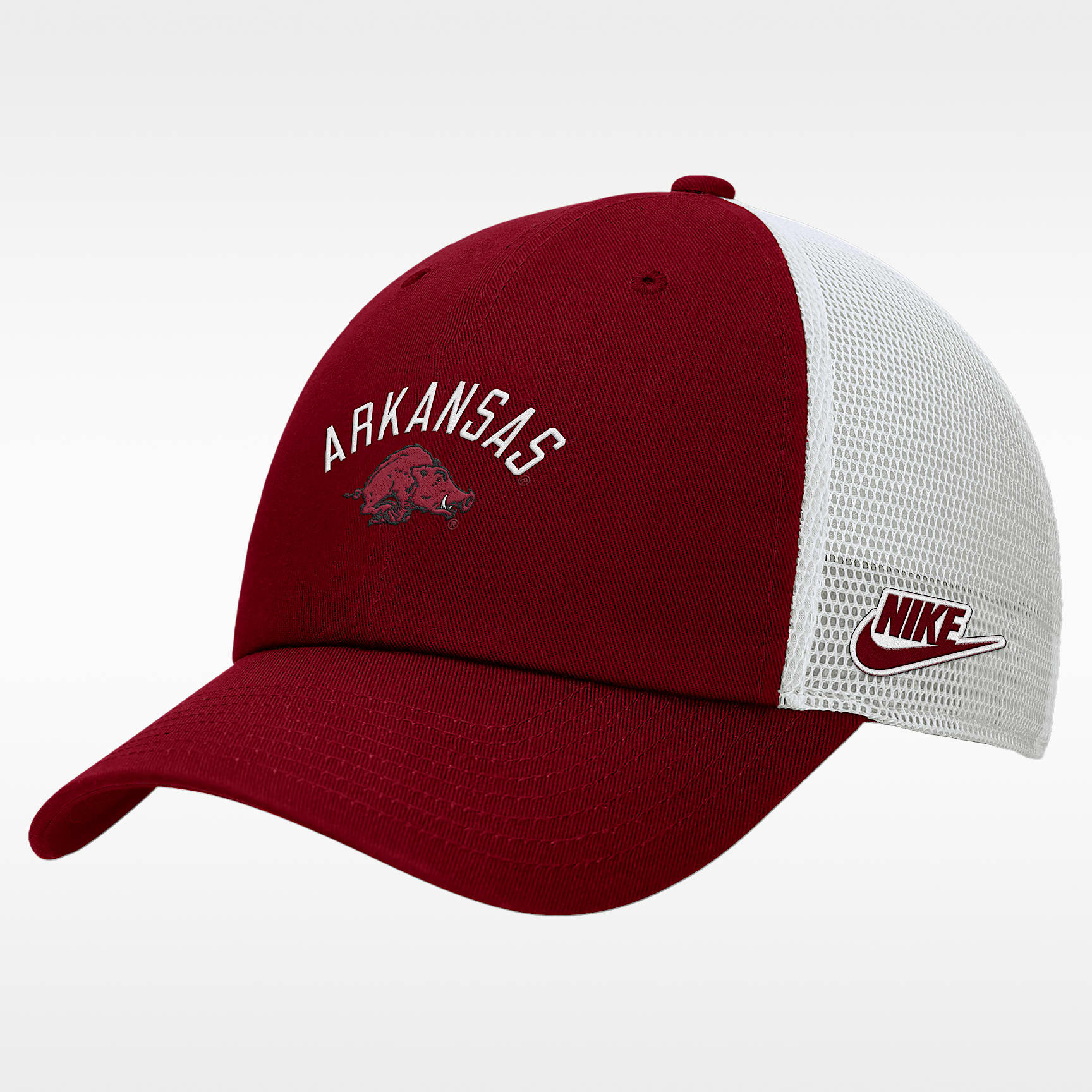 Nike College (Arkansas) Unstructured Trucker Cap. Nike.com